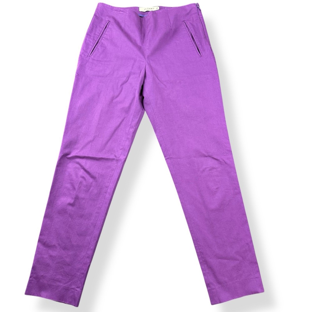 Etro Womens Dress Pants Trousers Purple Italy Sz 40 - US Sz 4